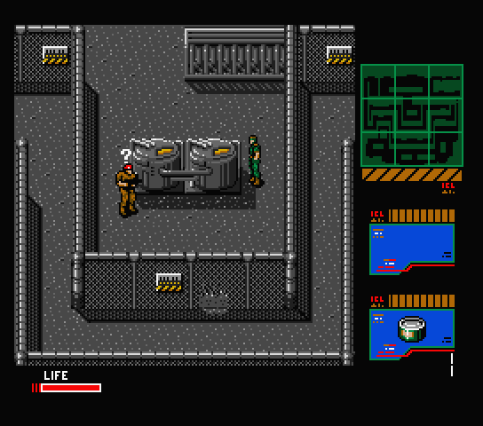 Metal Gear 2: Solid Snake (1990) - MSX2 gameplay on blueMSX