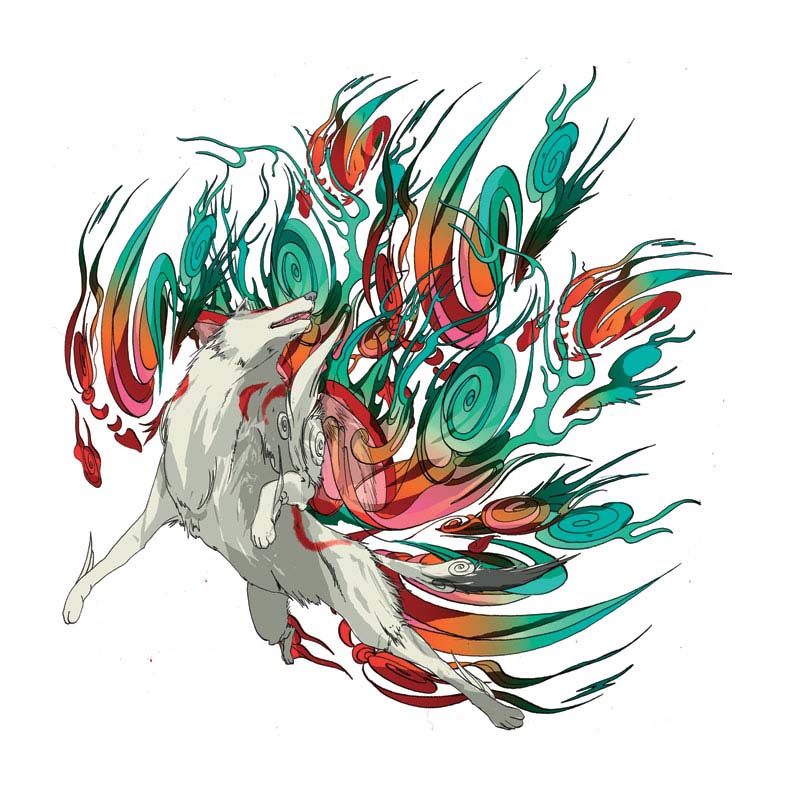 Okami Hearts (art by me, see comments for details) : r/Okami