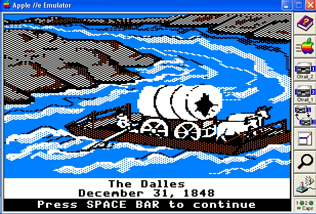 Oregon trail game ford the river #2