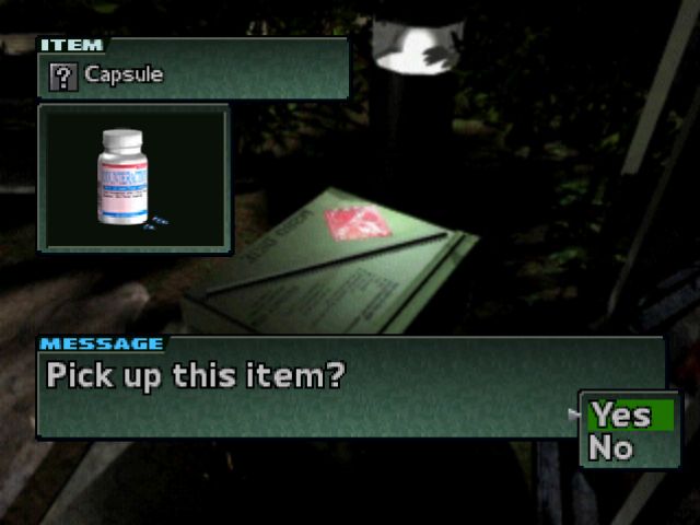 Found a funny visual glitch playing a rom of parasite eve 2 on my