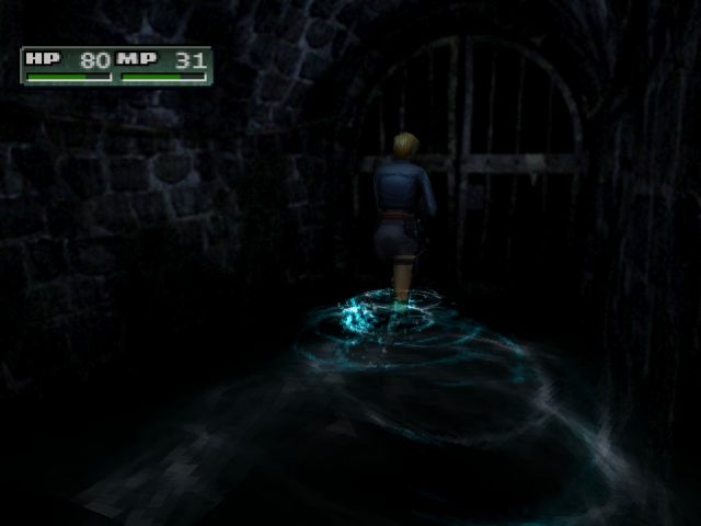 Found a funny visual glitch playing a rom of parasite eve 2 on my