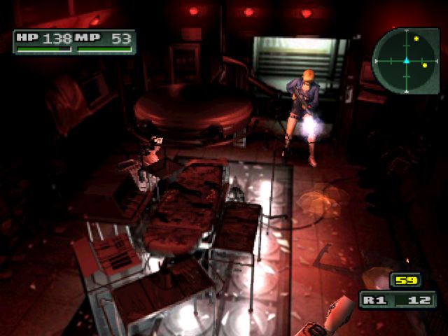 Found a funny visual glitch playing a rom of parasite eve 2 on my