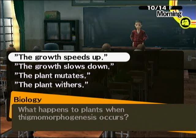 Persona 4 Golden test answers, including how to ace all exams and