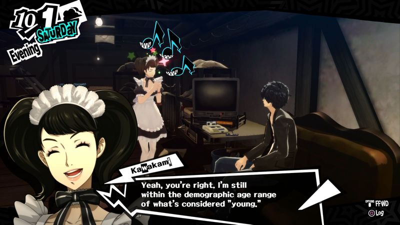 Persona 5 Part #126 - 10/1-10/2: Turtlenecks Are Back In Style