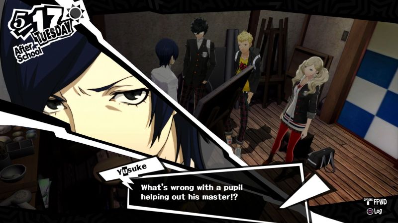 The UI and UX of Persona 5. You don't gotta say it over text too!, by  Ridwan