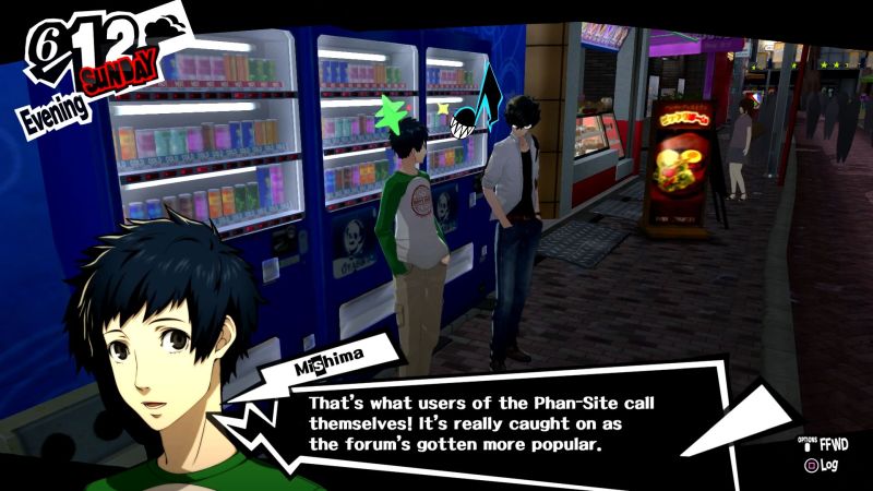 The UI and UX of Persona 5. You don't gotta say it over text too!, by  Ridwan