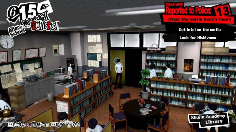 Persona 5's Story: Characters – The Library