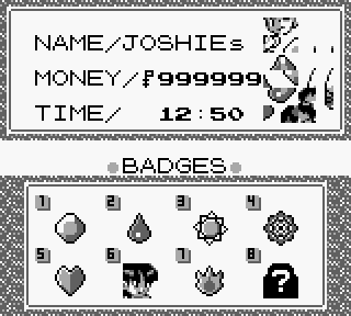 Get All 8 Badges gamesharkcodes for Pokemon Yellow: Special Pikachu Edition  on GB