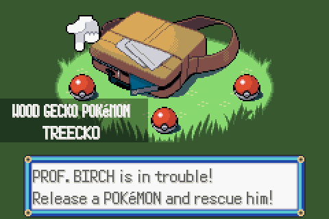 When You Take Your Completed Hoenn Pokedex to Prof. Birch [Pokemon Emerald]  (GBA) 