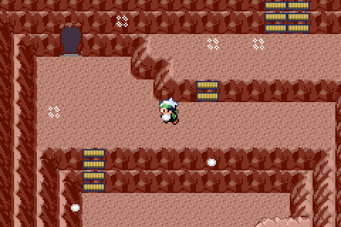 Pokemon Emerald :: Map of Team Magma's Jagged Pass Base