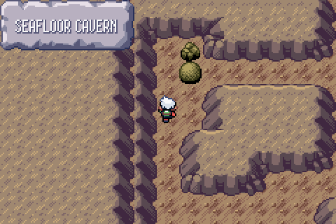 Pokemon Ruby and Sapphire :: Map of Seafloor Cavern