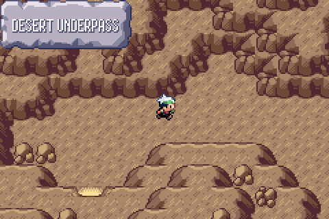Pokémon Emerald - Desert Underpass