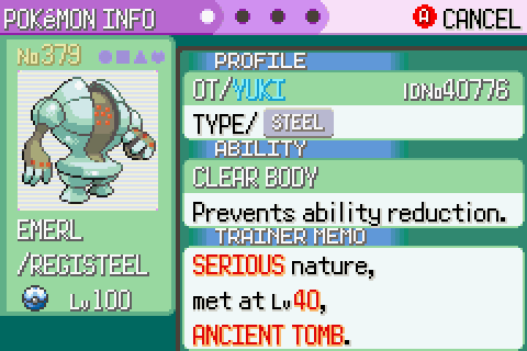 Battle Factory Silver Symbol Pokémon Emerald Pt-br Detonado #34