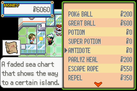 pokemon emerald sea map