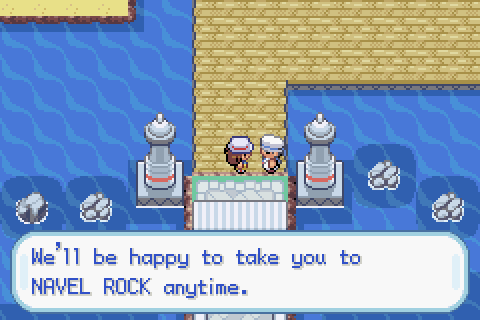 How to get to Navel Rock in Pokemon Emerald with no Cheats 