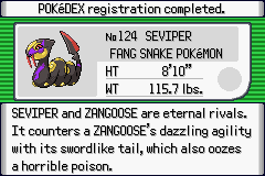 Pokémon Emerald Pokédex