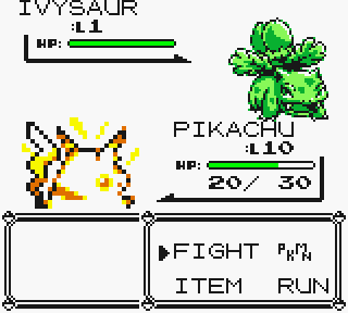 The Pokémon Yellow Glitchmons 