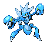 Delta Scyther is Ice/Fighting type... moreso the former rather than the lat...