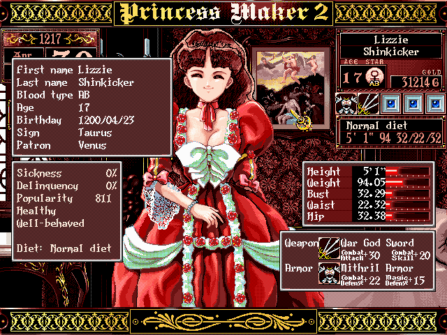 Play princess maker 2 online