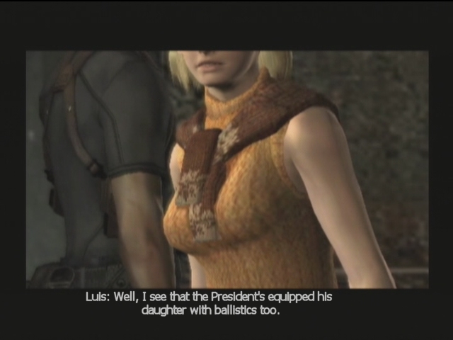 Resident Evil 4 Remake] Amazing remake. Ashley is a gem of a gal in this  one lol. Also captured some shots of Leon being sus towards some notable  bazookas. : r/Trophies