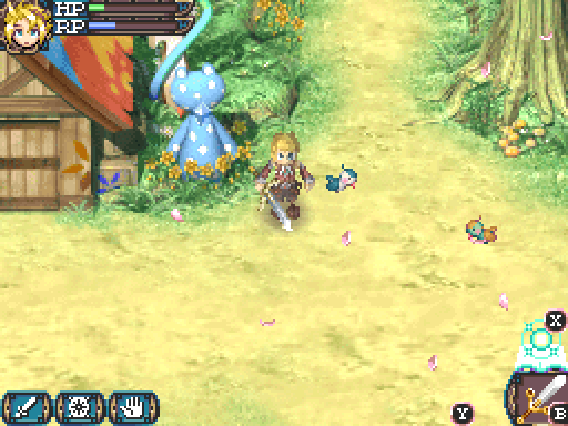 rune factory frontier green ruins rocks