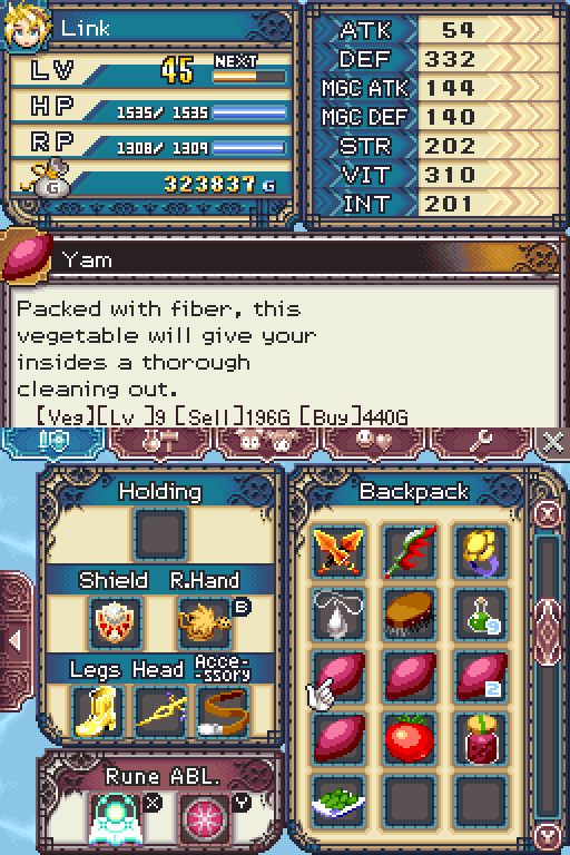 Rune Factory on X: Sidekick, I'm hungry! Let's make one of Daria's  favorite dishes, Miso Eggplant! 🍆 #RF3S  / X