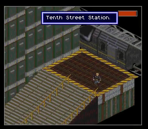 SNES Tenth Street Exterior Maps, SNES Shadowrun