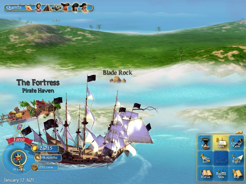 Sid meier s pirates карта