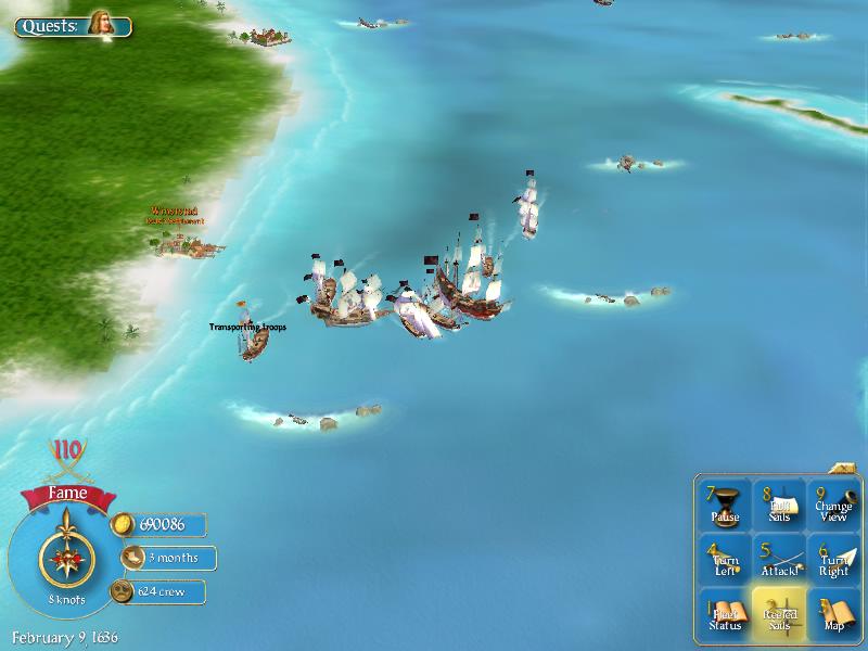 Sid meier s pirates карта рифов