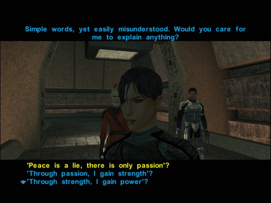 Oh so that's why the lure of the dark side is so strong. : r/kotor