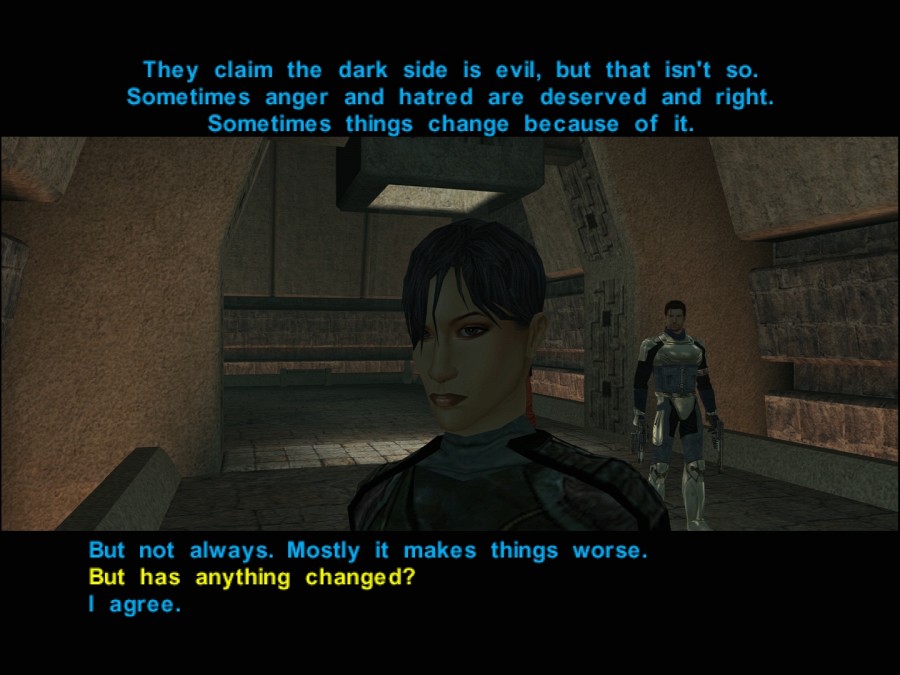 Oh so that's why the lure of the dark side is so strong. : r/kotor