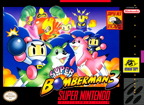Super Bomberman 3 SNES Super Nintendo English Traslation USA NTSC