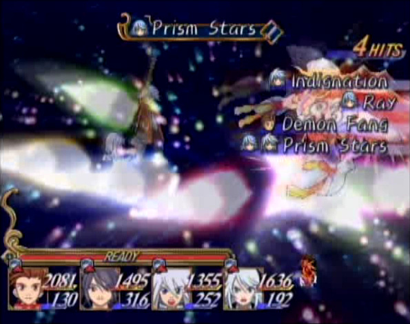 tales of symphonia unison attack