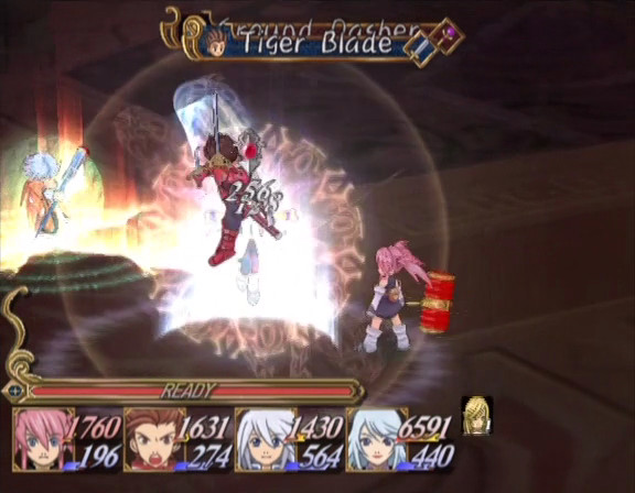 tales of symphonia chronicles judgement effect