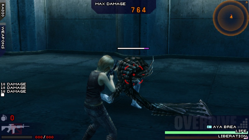 The 3rd Birthday, PARASITE EVE 3, La última aventura de AYA BREA, Gameplay, PSP