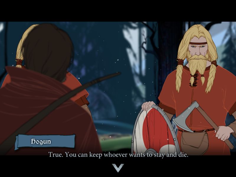 The Banner Saga - Folka - This brawny shieldmaiden has impressed