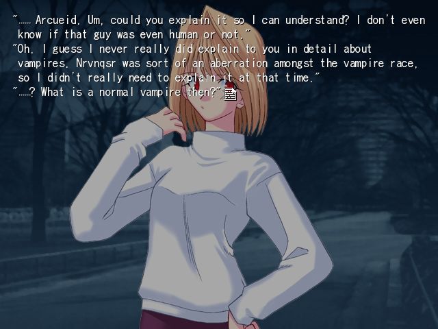 Did you guys know Arc had a cameo in a vampire the masquerade visual novel  : r/Tsukihime