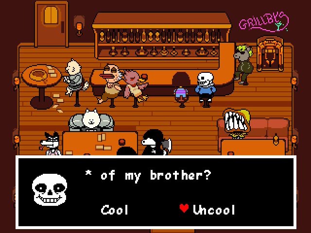 UNDERTALE – Sans Boss Dialogue