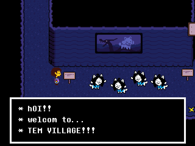 Undertale Part #17 - Temmie Village