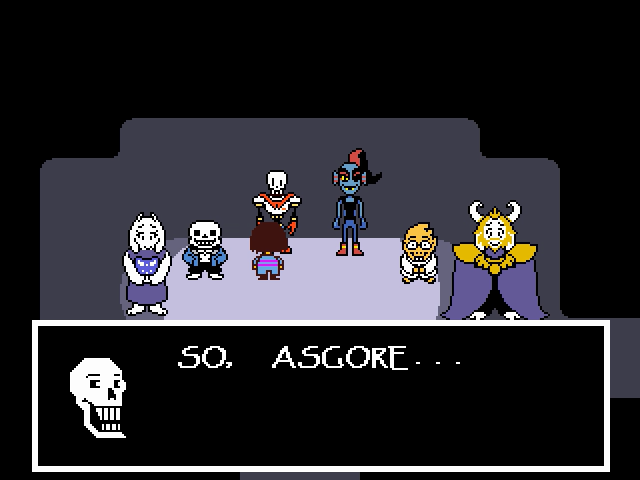 Asgore during Sans fight be like, Undertale