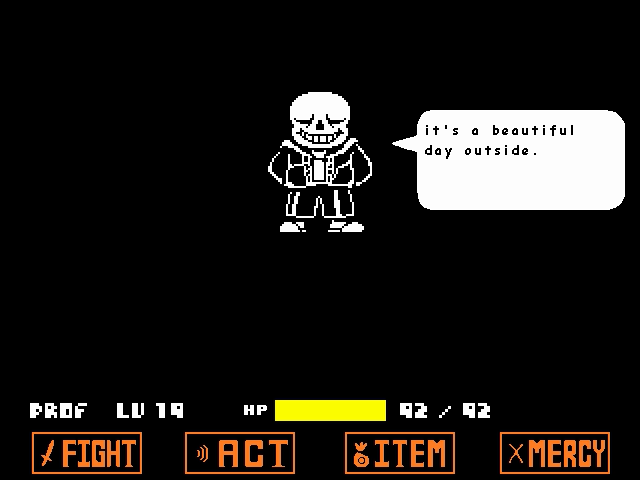 Sans Final Boss Undertale Complete hacked Project by Scalloped