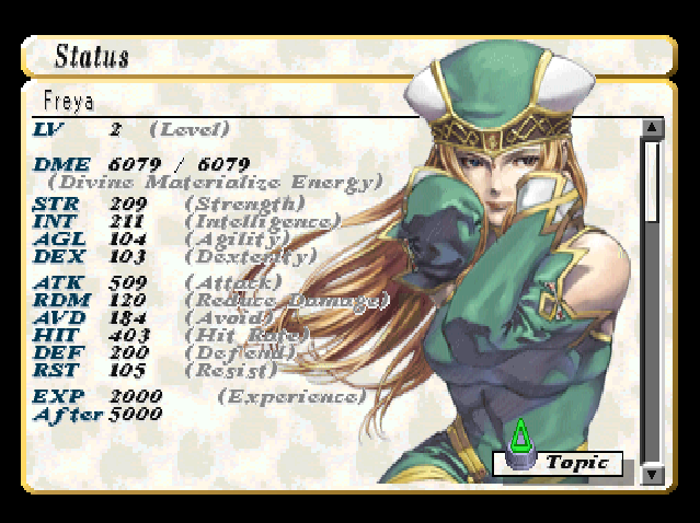 freya valkyrie profile