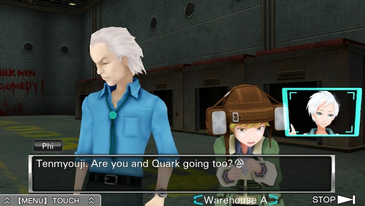 VLR Zero Escape characters Tenmyouji Quark Dio Luna